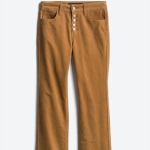 Button Front Bootcut Corduroy, size 25, NWT